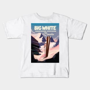 Big White Ski Okanagan Highlands in British Columbia Kids T-Shirt